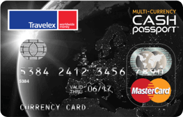 Graphic of Multi-Currency Cash Passport card from Travelex