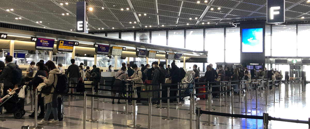 成田空港内の散策